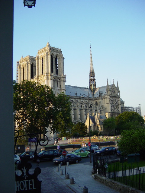 Our view from Hotel Esmeralda, Latin Quarter (Paris)