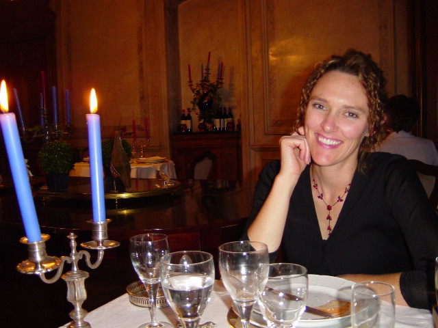 My beautiful wife @ the Chataeux