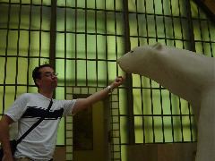 Joseph making a new friend @ Musee D'Orsay 