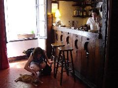 Nicole taming "Tiger" @ Vence, Provence